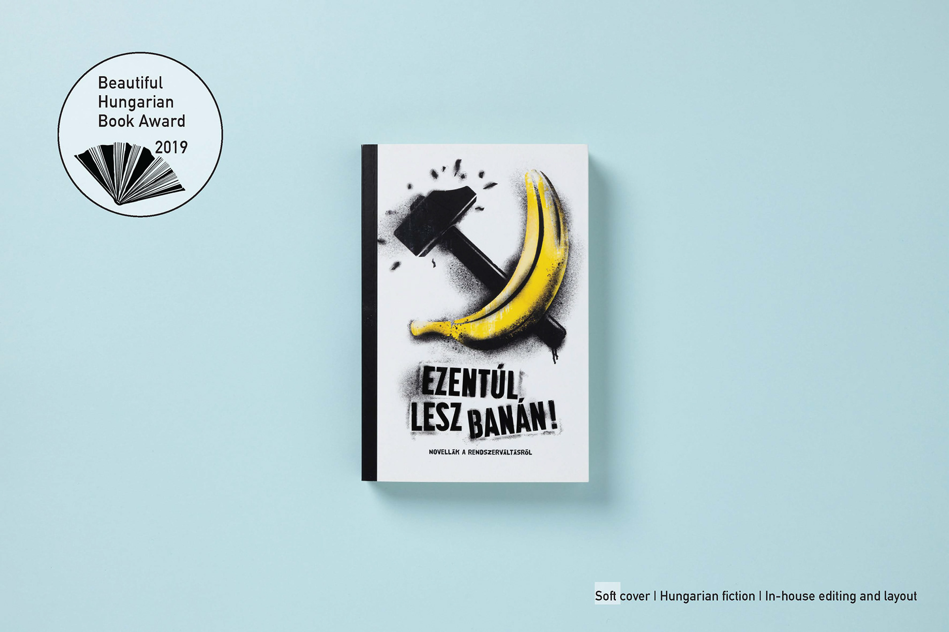 Award-winning editorial design for the book 1989