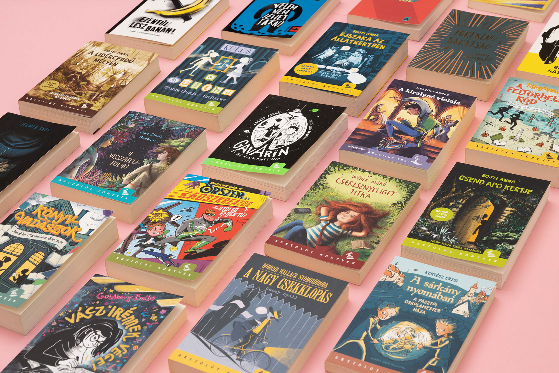A selection of in-house book designs