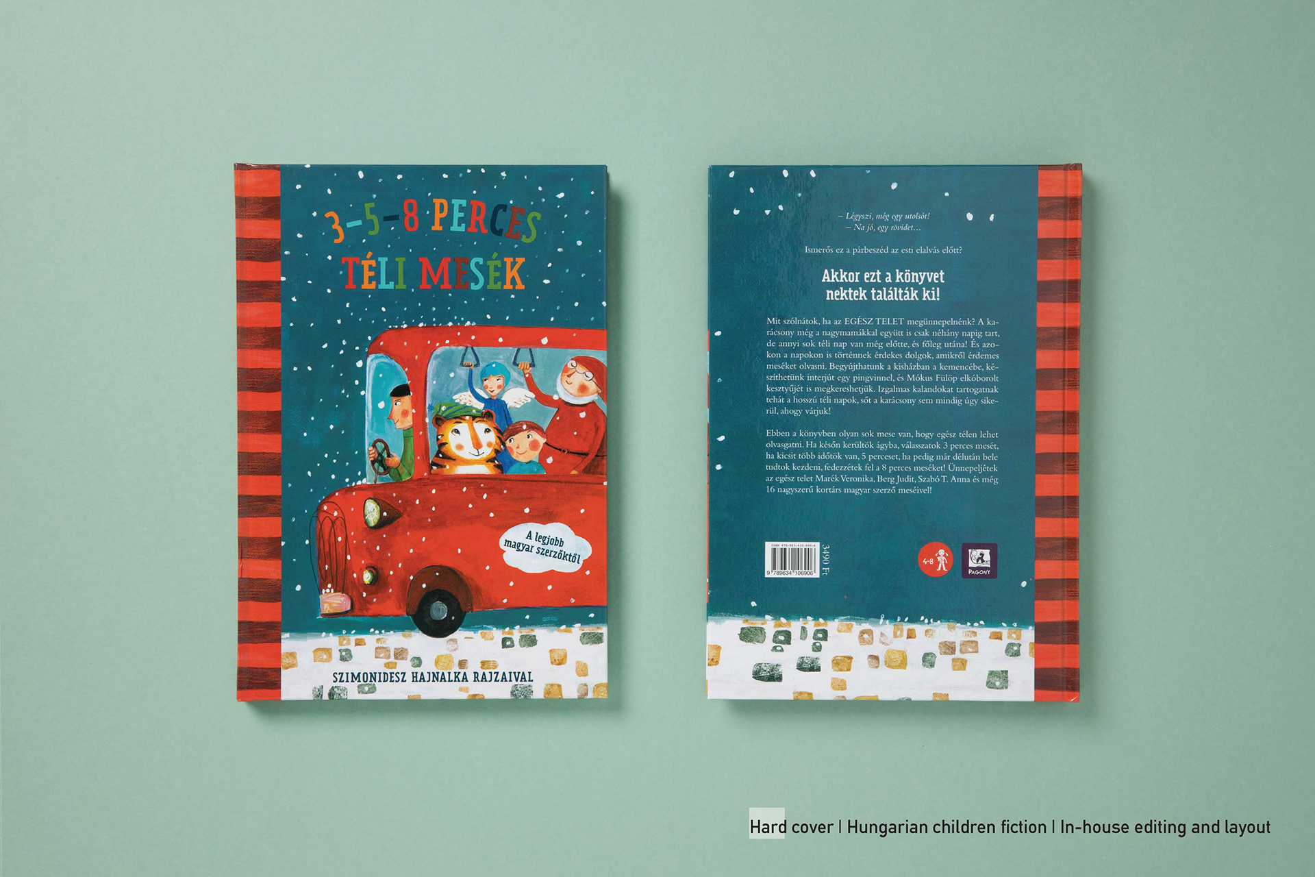 Book cover and spine design